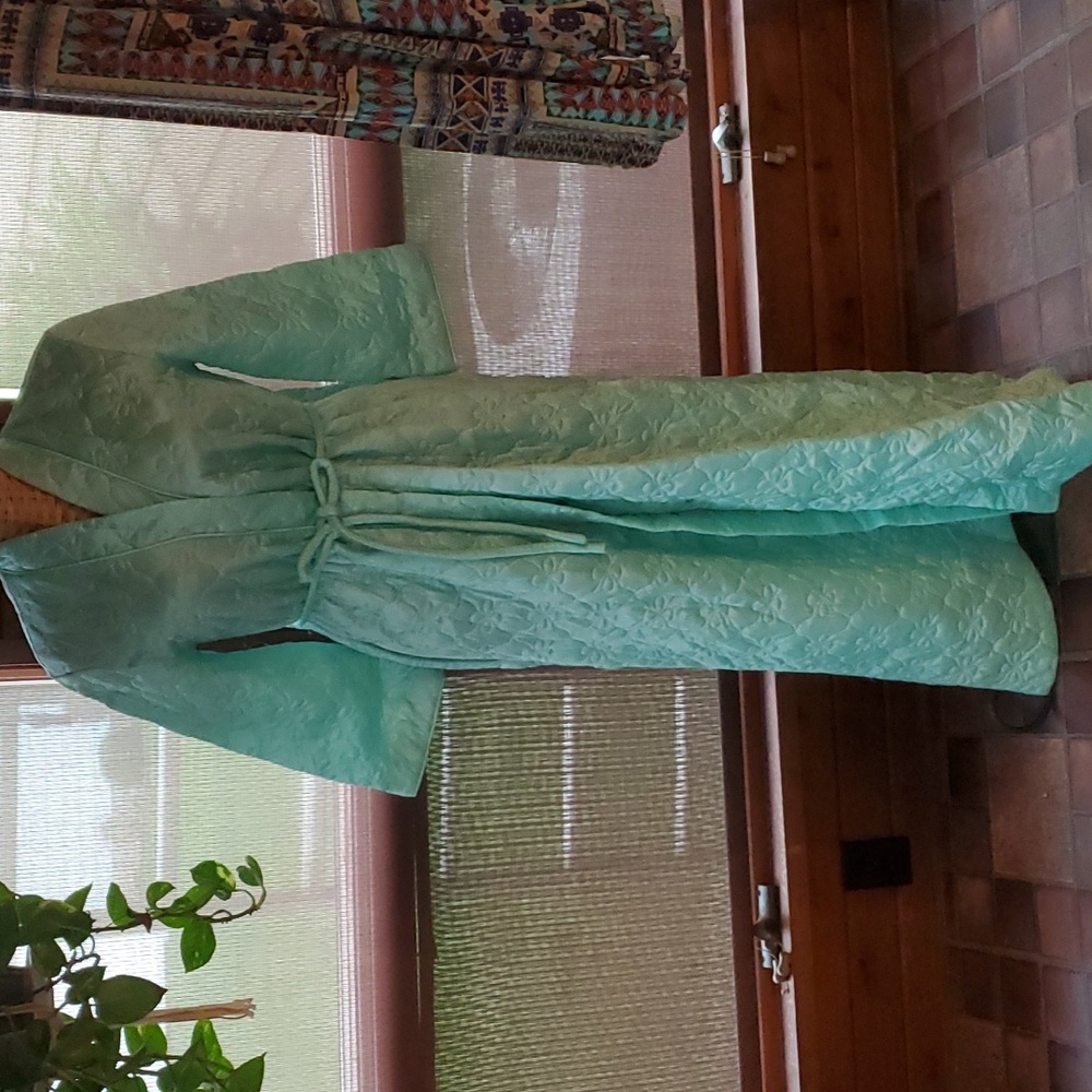 Vintage mint green robe
